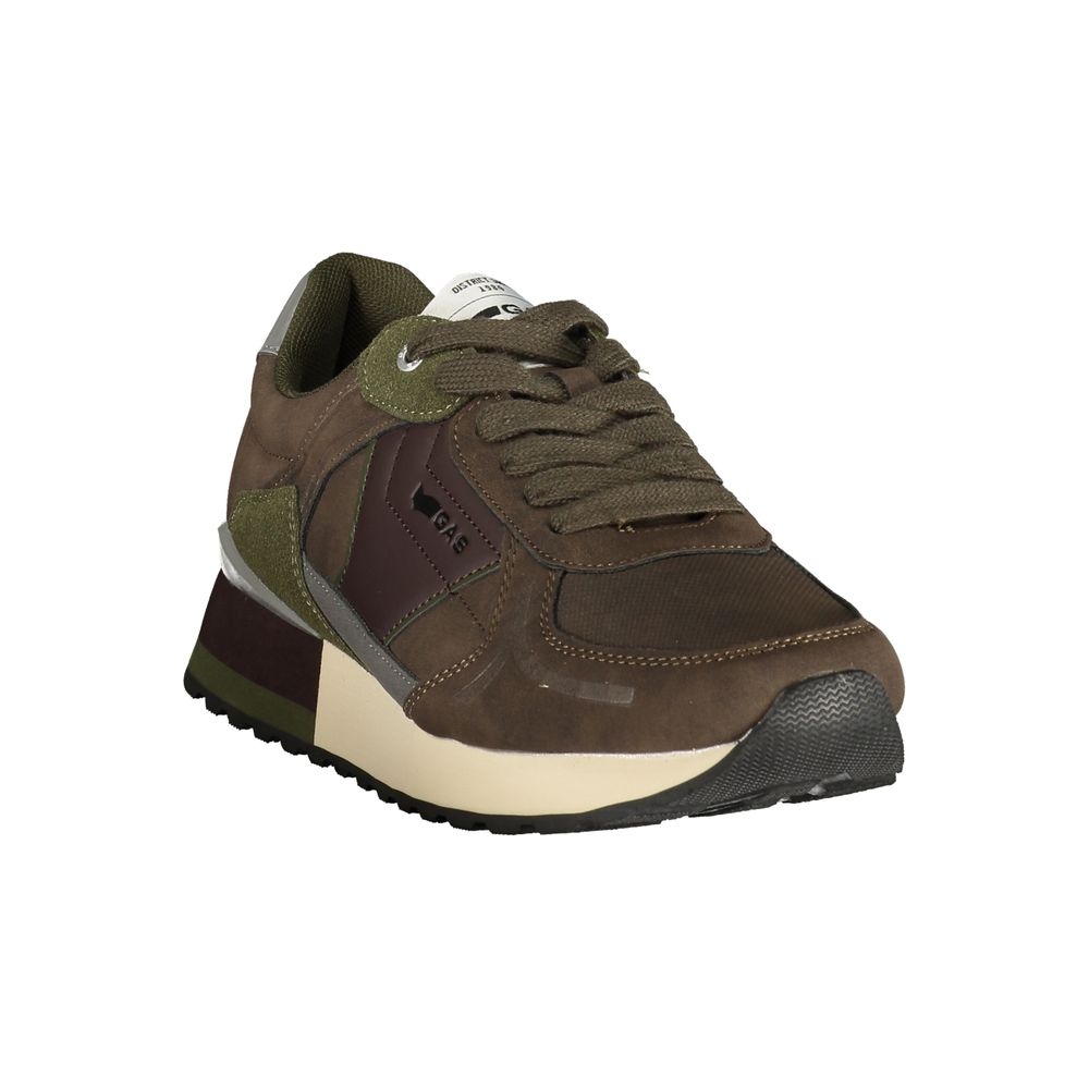 Gas Green Polyurethane Men's Sneaker