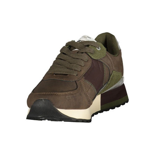 Gas Green Polyurethane Men's Sneaker