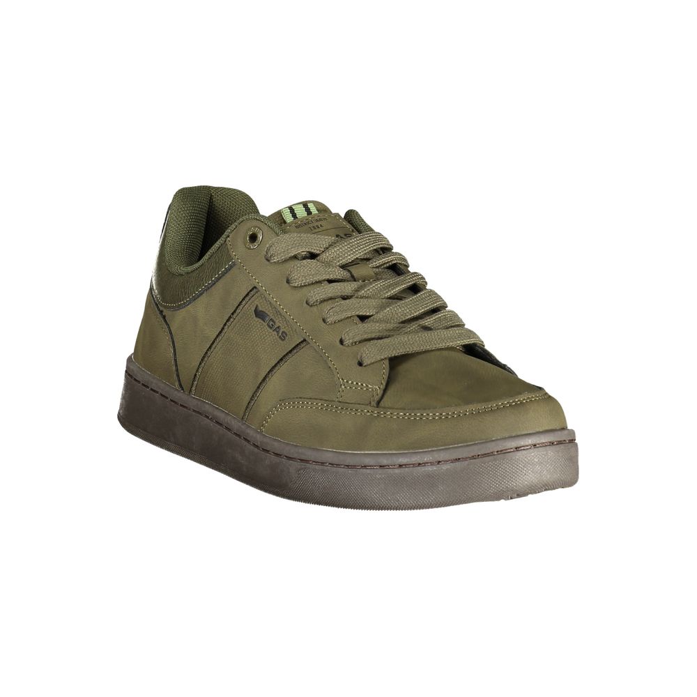 Gas Green Polyurethane Men's Sneaker