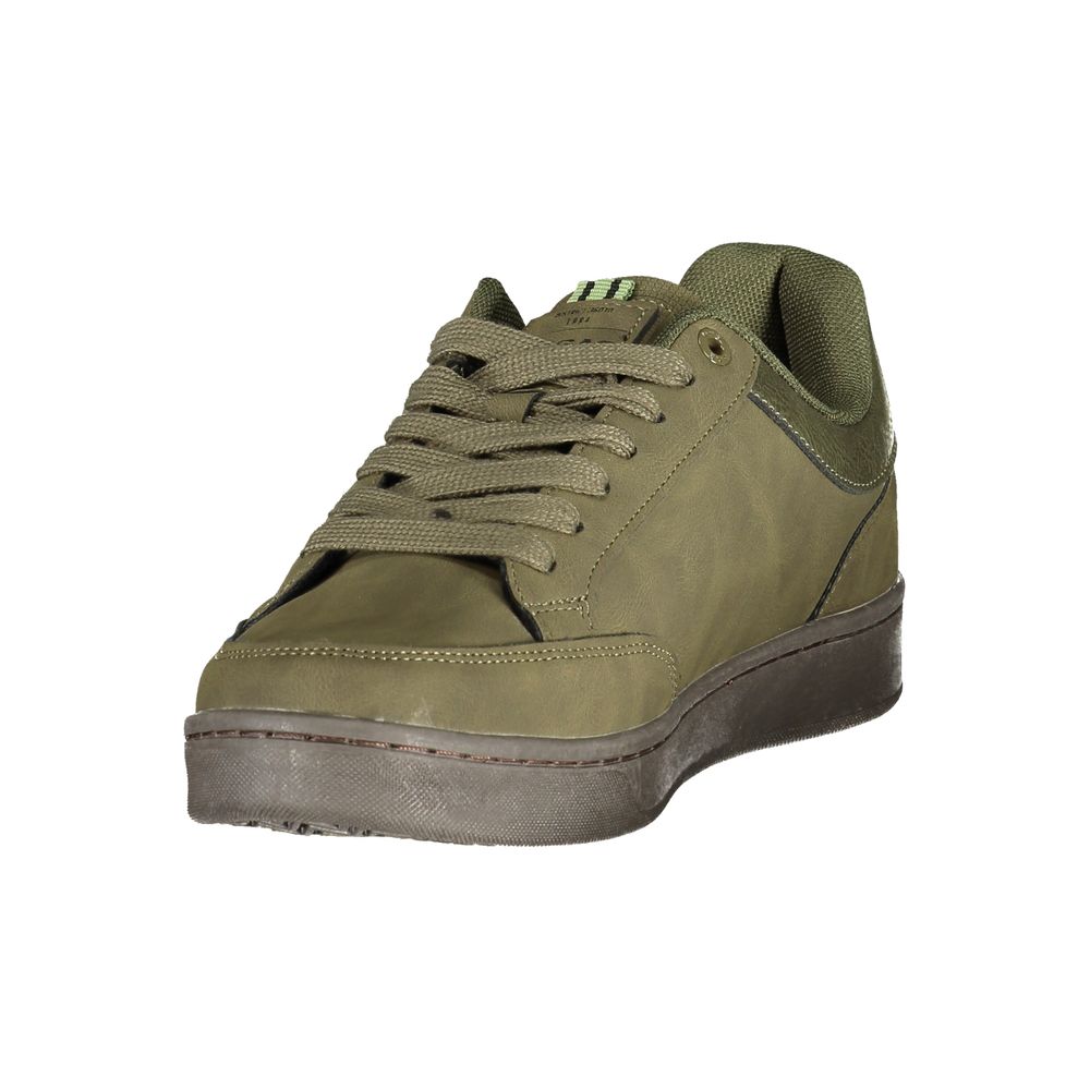 Gas Green Polyurethane Men's Sneaker