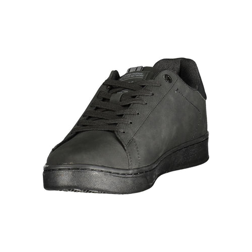 Gas Black Polyurethane Men's Sneaker