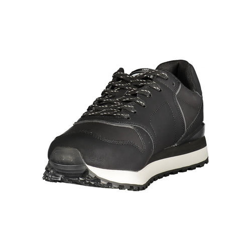 Gas Black Polyurethane Men's Sneaker