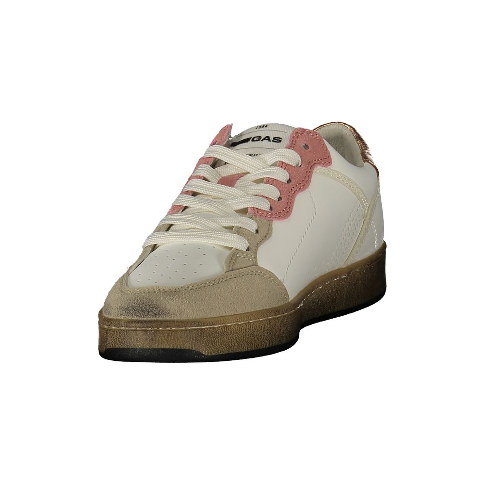 Gas White Polyurethane Women's Sneaker