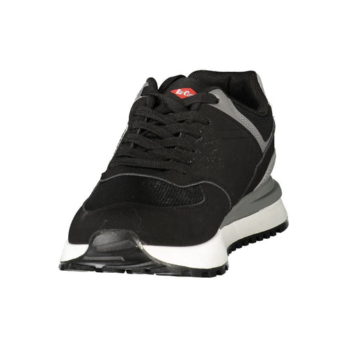 LEE COOPER Black Polyurethane Mens Sneaker