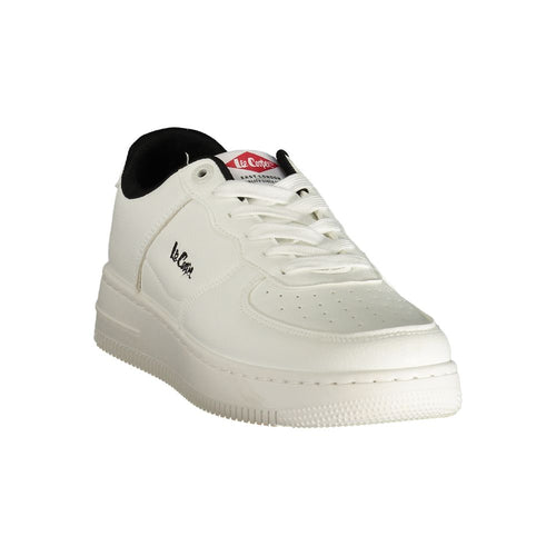 LEE COOPER White Polyester Athletic Sneakers