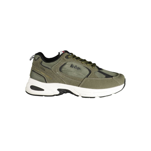 LEE COOPER Green Polyester Athletic Sneakers