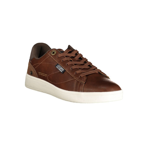 LEE COOPER Brown Polyester Sneakers