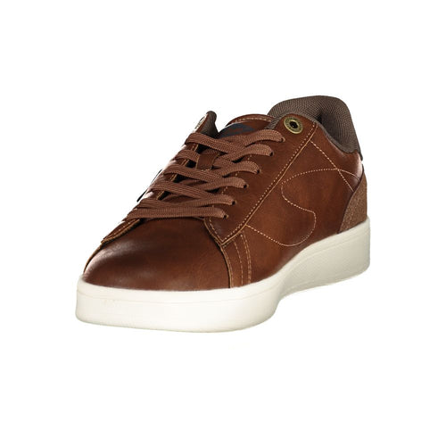 LEE COOPER Brown Polyester Sneakers