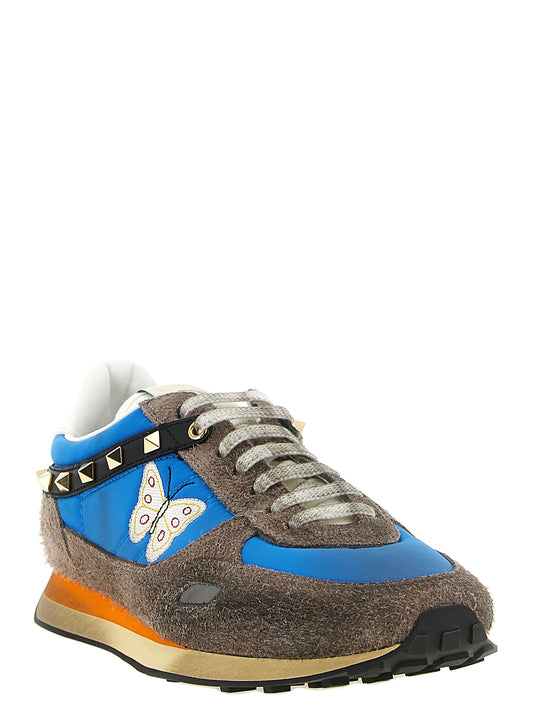 Valentino Garavani Multicolor Calfskin Low Top Sneakers