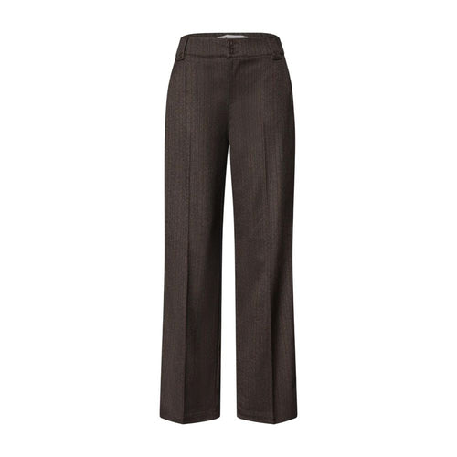 Street One Brown Polyester Casual Pants