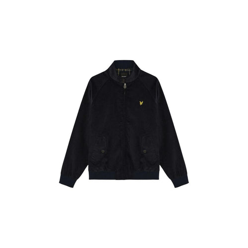 Lyle & Scott Blue Cotton Biker Jacket