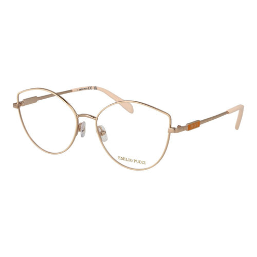 Emilio Pucci Beige Metal Glasses (Frames)