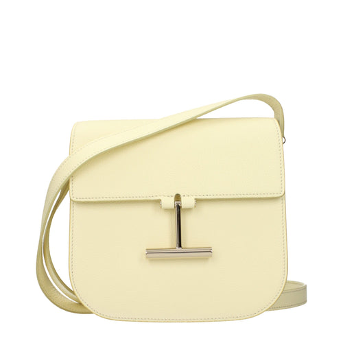 Tom Ford Yellow Leather Crossbody Bag