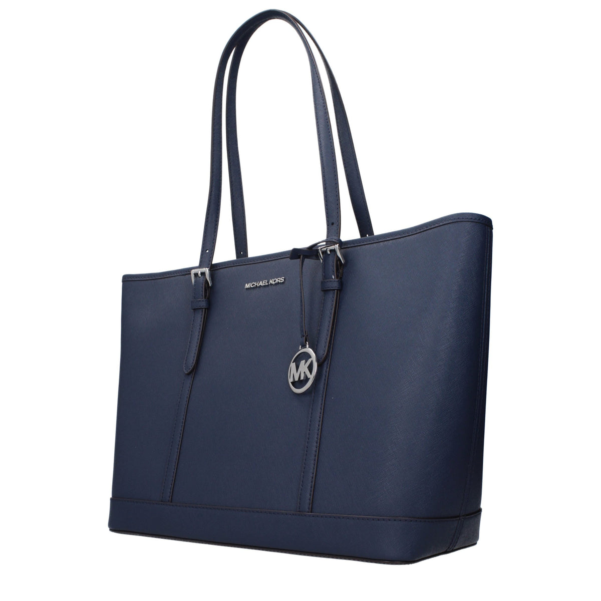 Michael Kors Blue Leather Shoulder Bag