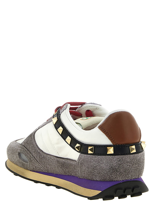 Valentino Garavani Multicolor Calfskin Athletic Sneakers