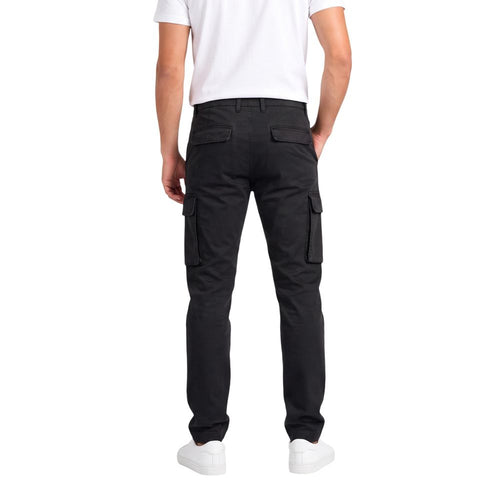 Lyle & Scott Black Cotton Cargo Pants