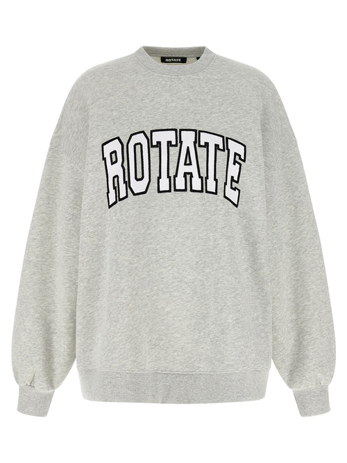 ROTATE BIRGER CHRISTENSEN Gray Cotton Sweatshirt