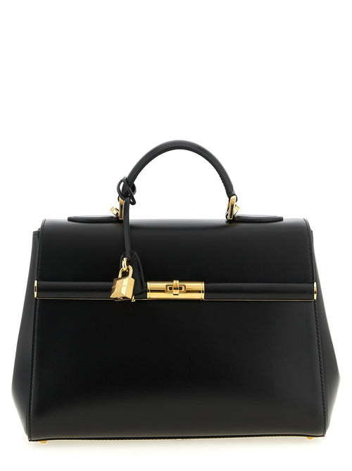 Dolce & Gabbana Black Lamb Leather Handbag