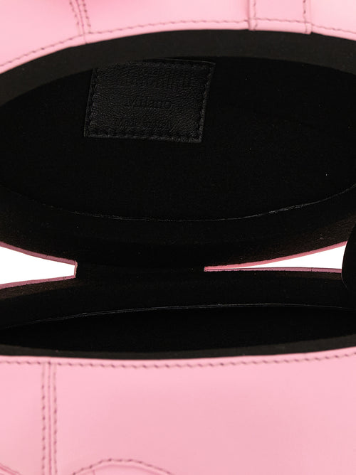 Moschino Multicolor Lambskin Clutch Bag