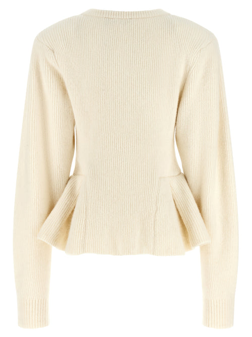 ROTATE BIRGER CHRISTENSEN White Wool Cardigan