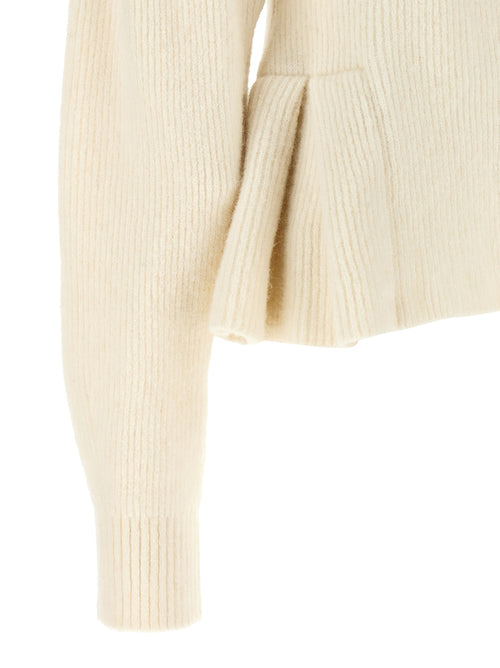 ROTATE BIRGER CHRISTENSEN White Wool Cardigan