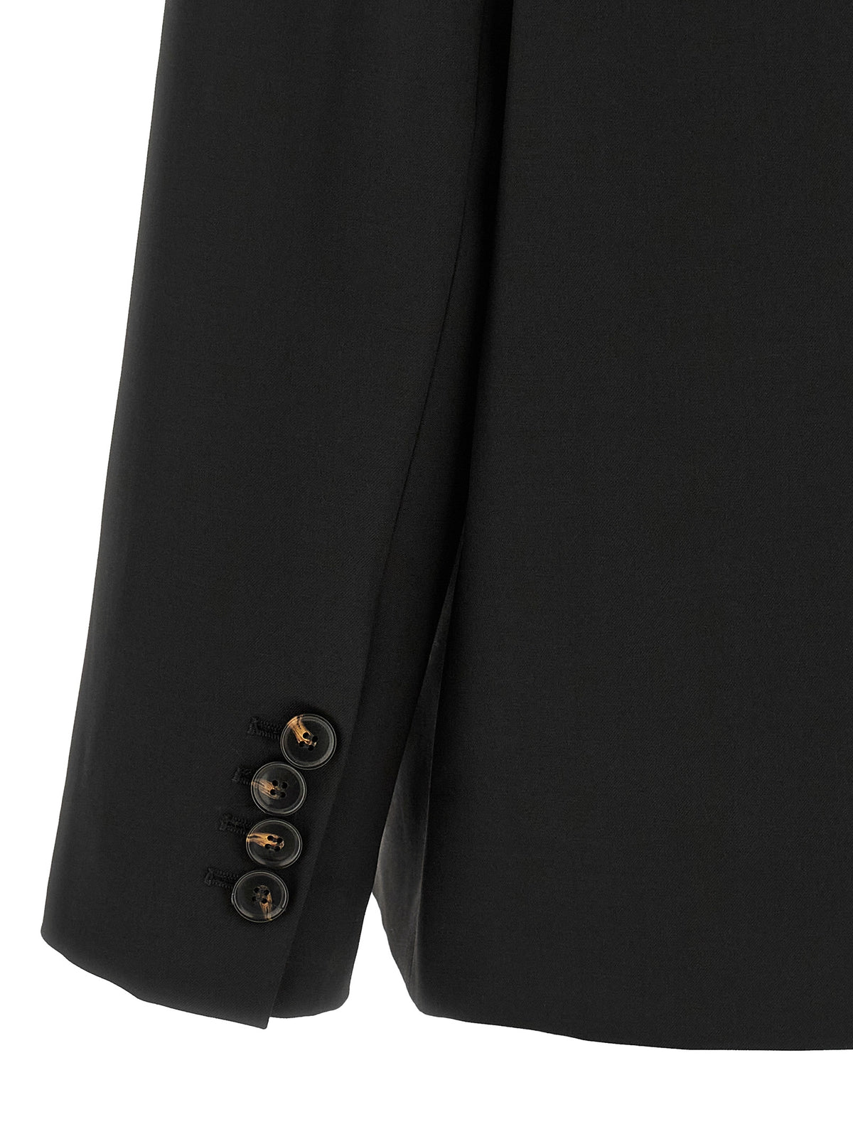 Ganni Black Polyester Blazer