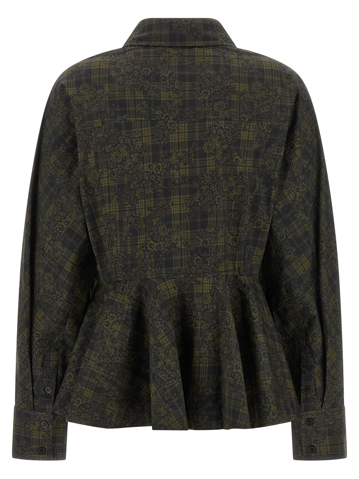 Ganni Bicolor Organic Cotton Blouse