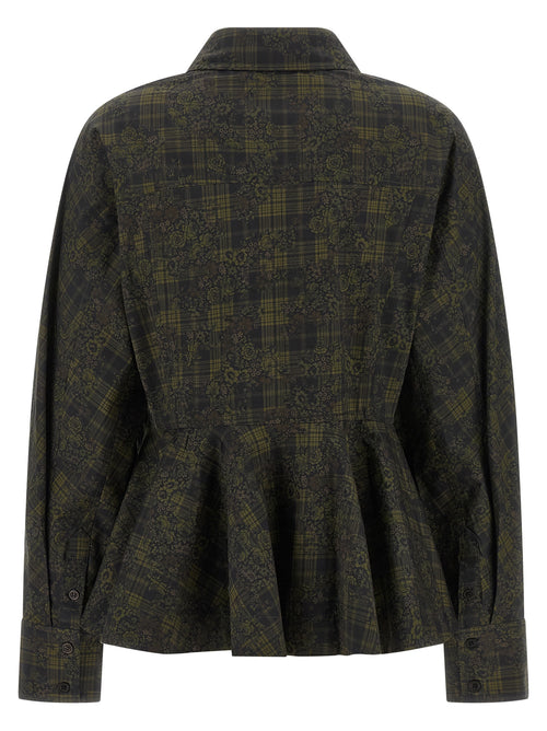 Ganni Bicolor Organic Cotton Blouse