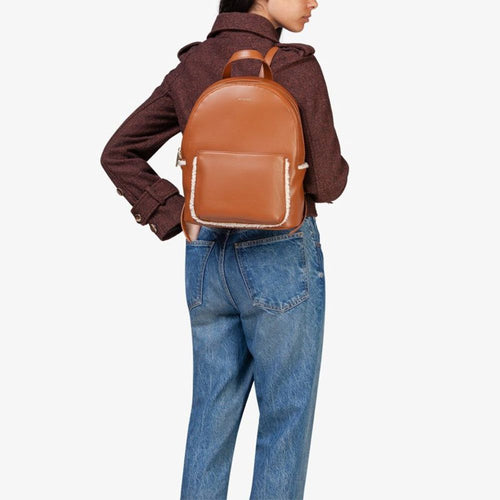 MIRIADE Brown Polyethylene Backpack
