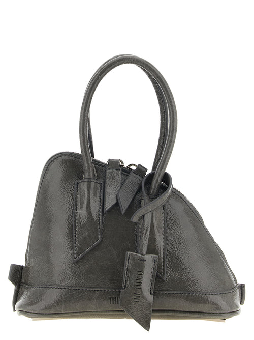 The Attico Gray Calfskin Handbag