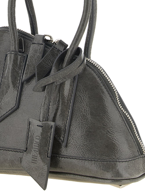 The Attico Gray Calfskin Handbag