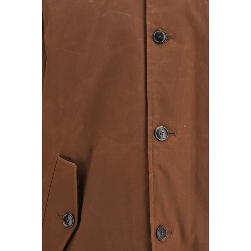 Baracuta Brown Cotton Full-Length Jacket