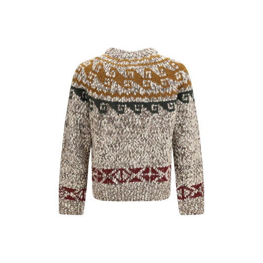 Moncler Grenoble Beige Wool Oves Aries Sweatshirt