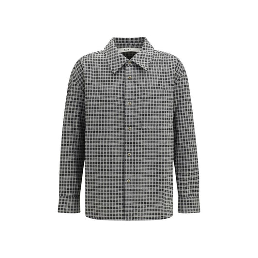 SÉFR Multicolor Marabou Shirt