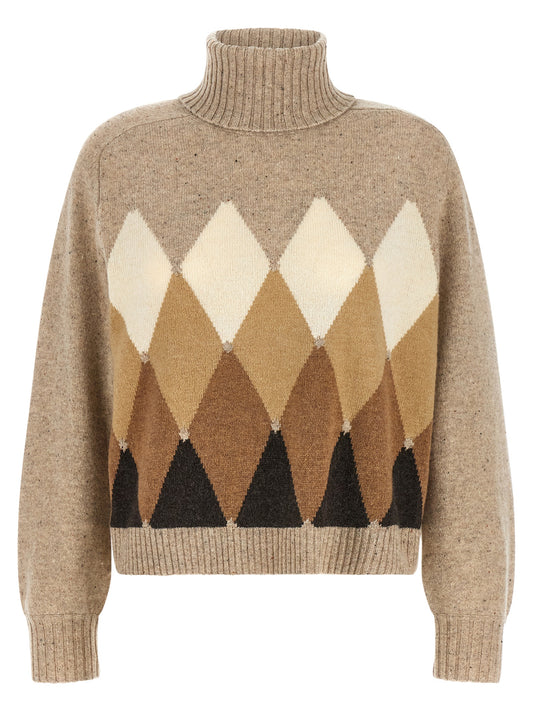 Ballantyne Beige Wool Cardigan