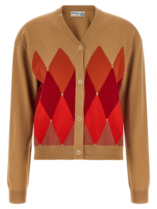 Ballantyne Beige Cashmere Cardigan