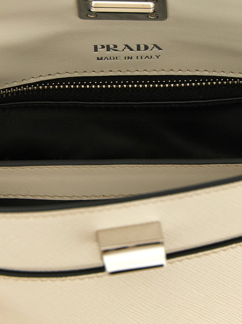 Prada White Calfskin Handbag