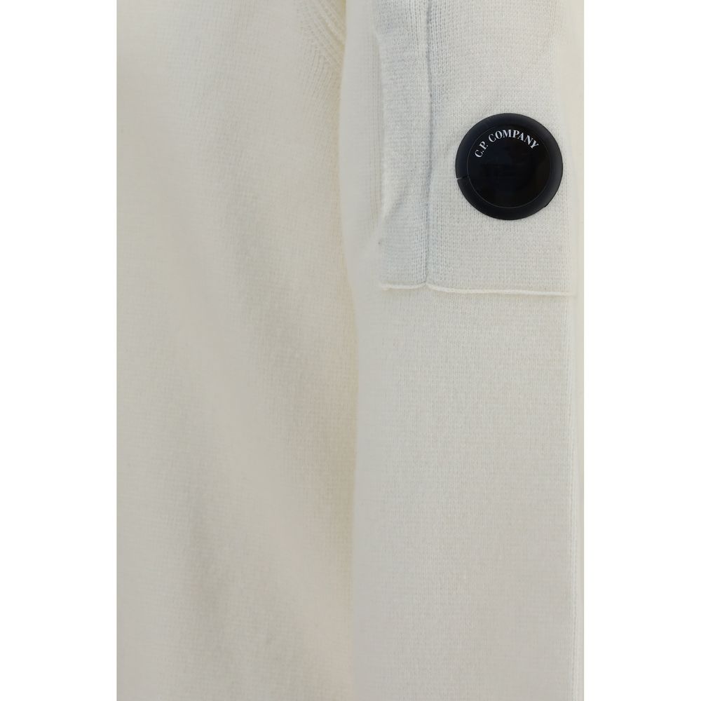 C.P. Company Beige Wool Oves Aries Hoodie