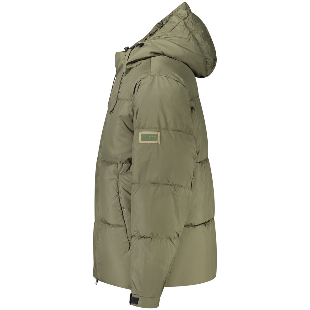 Pepe Jeans Green Polyester Mens Jacket