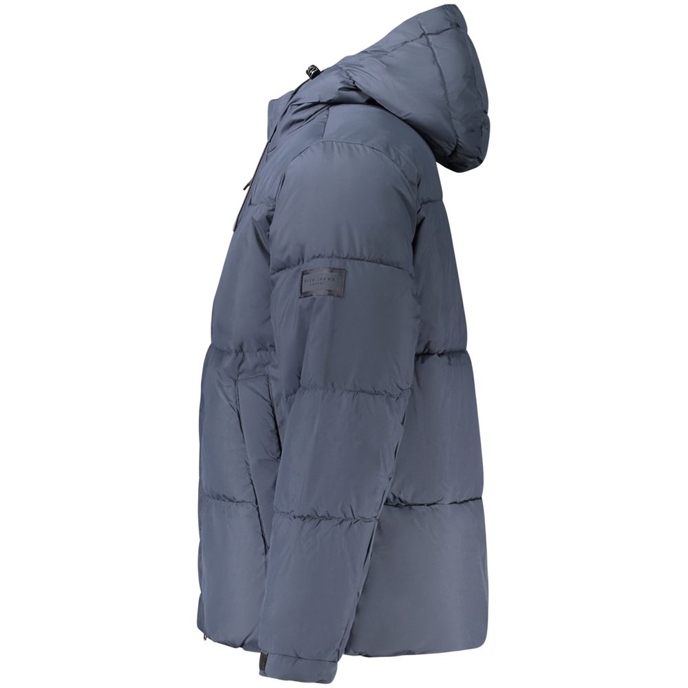 Pepe Jeans Blue Polyester Men's Jacket