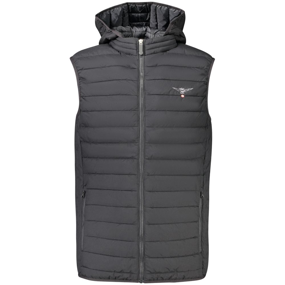 Accademia Militare Black Polyester Men's Jacket