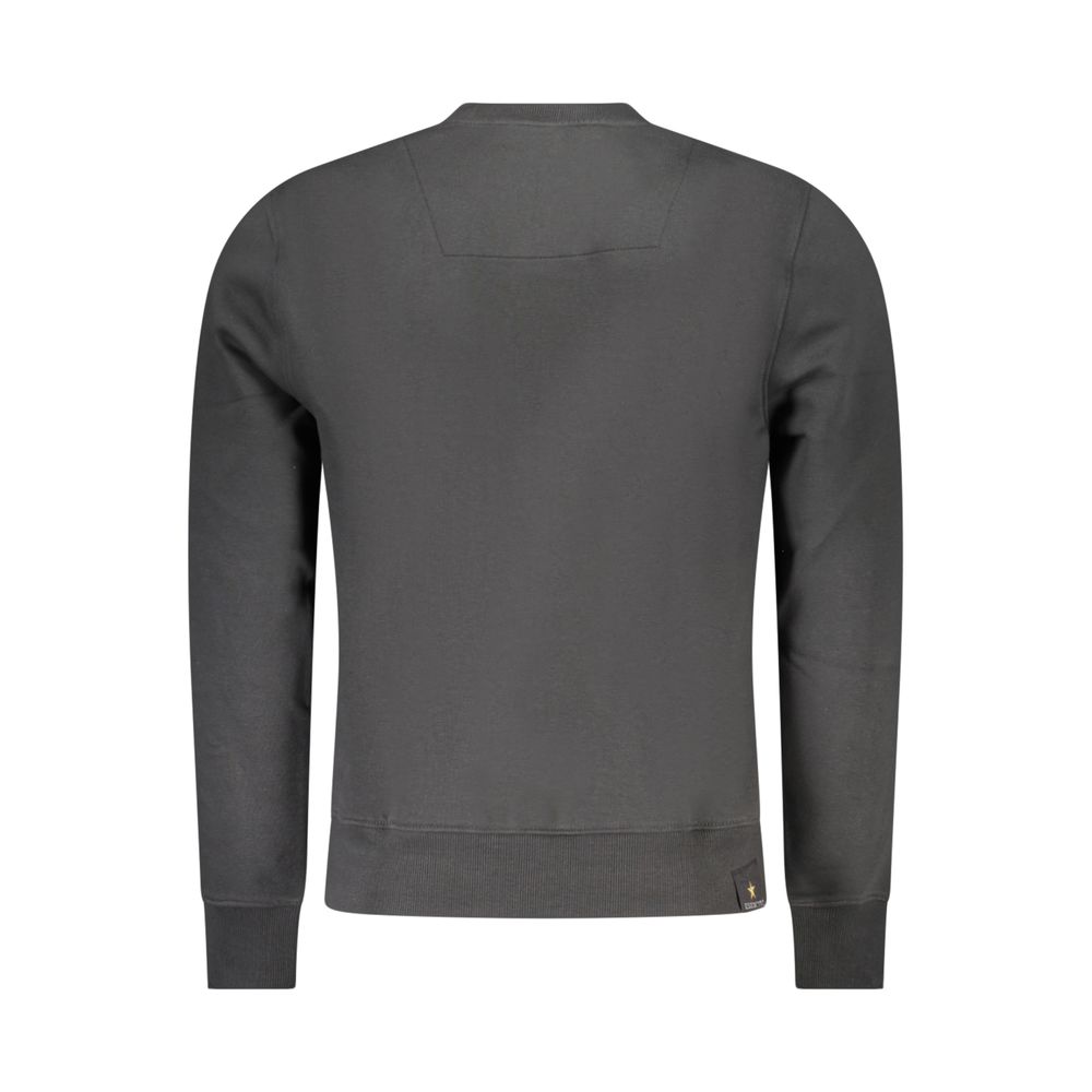 Accademia Militare Black Cotton Men's Sweatshirt