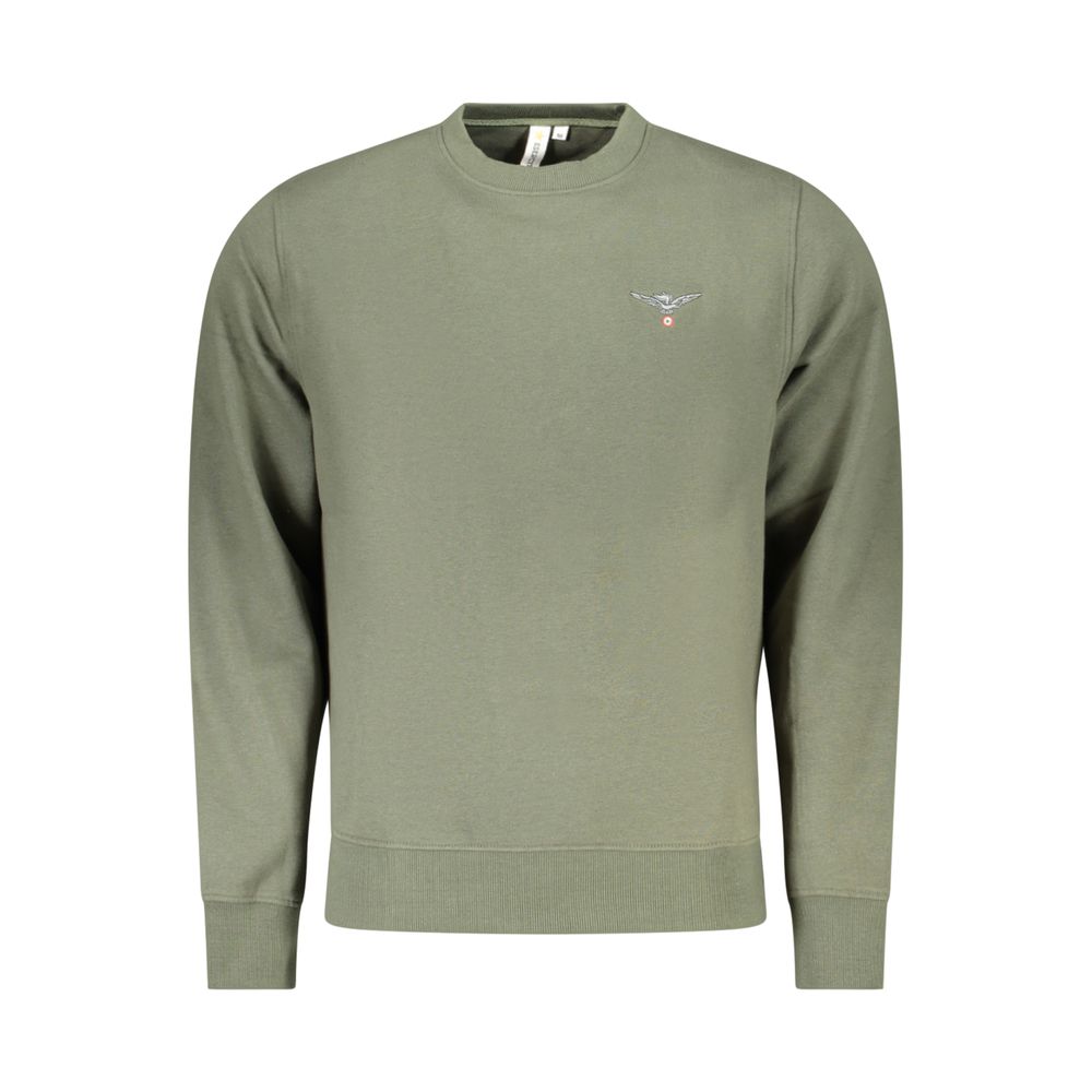 Accademia Militare Green Cotton Men's Sweatshirt