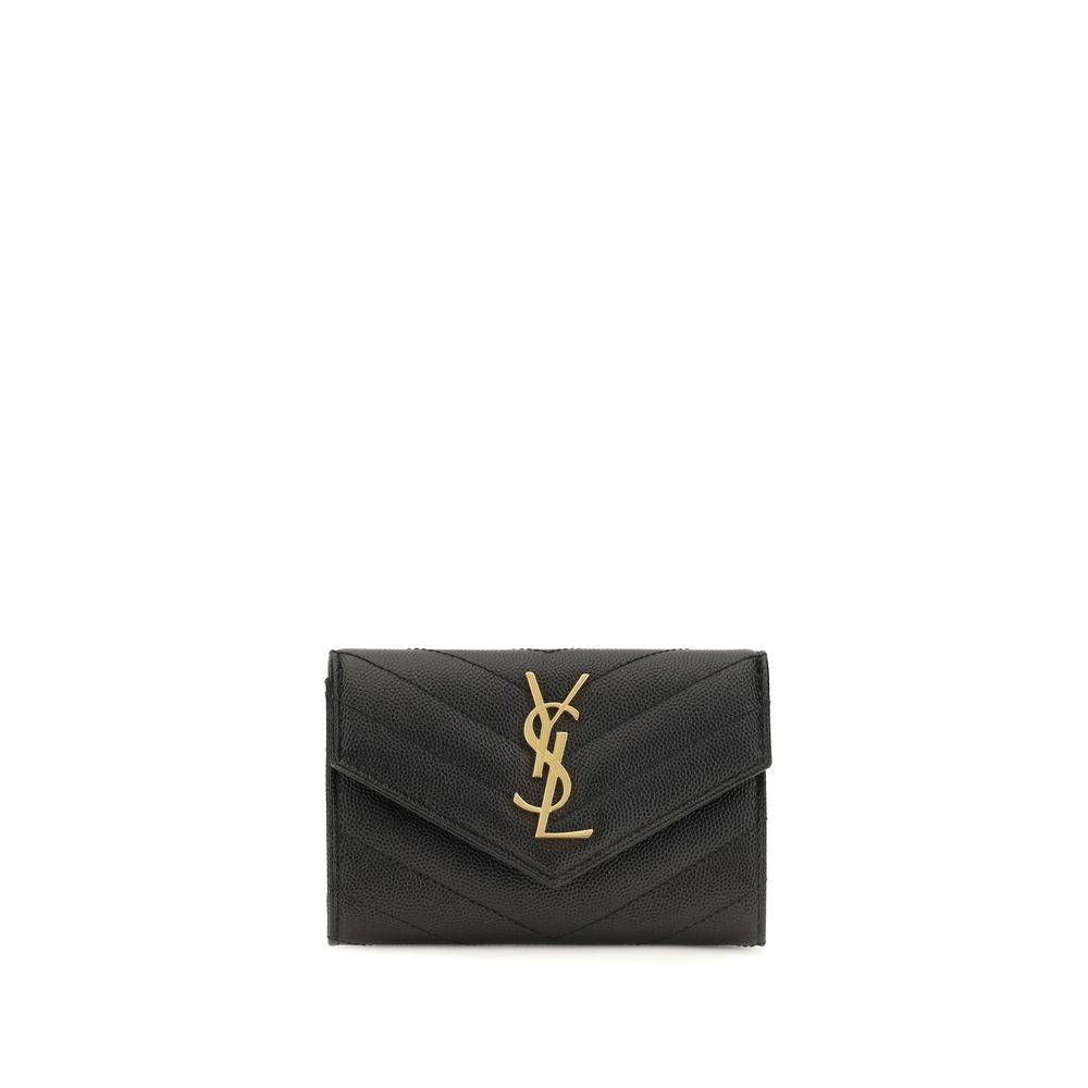 Saint Laurent Black Lamb Wallet