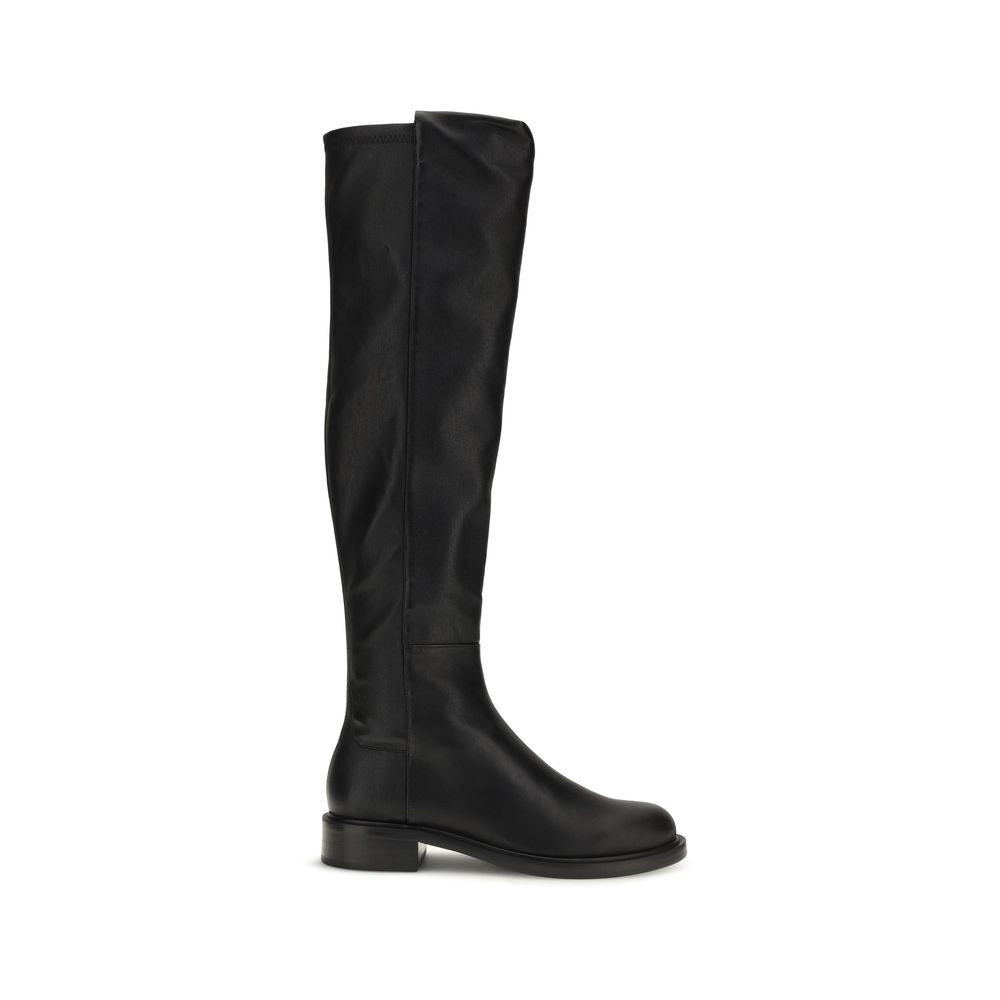 Stuart Weitzman Black Napa Leather / Calf Over The Knee