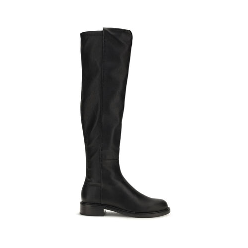 Stuart Weitzman Black Napa Leather / Calf Over The Knee