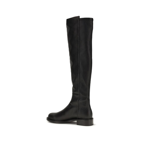 Stuart Weitzman Black Napa Leather / Calf Over The Knee