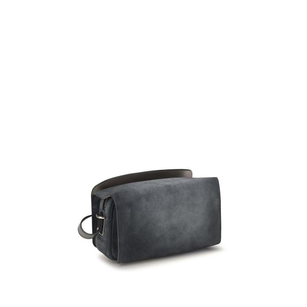 Balenciaga Blue Suede Leather Shoulder Bag
