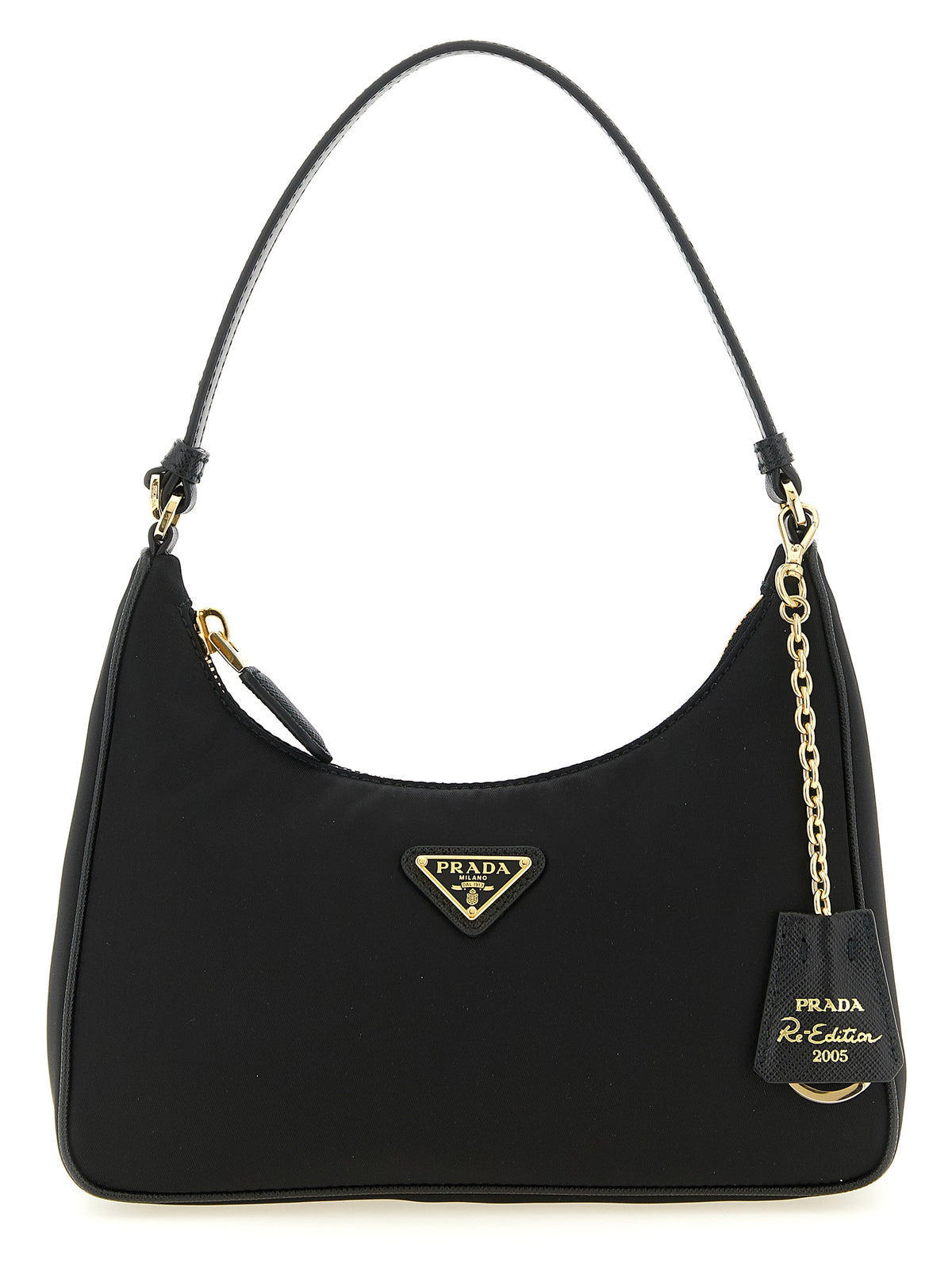 Prada Black Recycled Polyamide Shoulder Bag