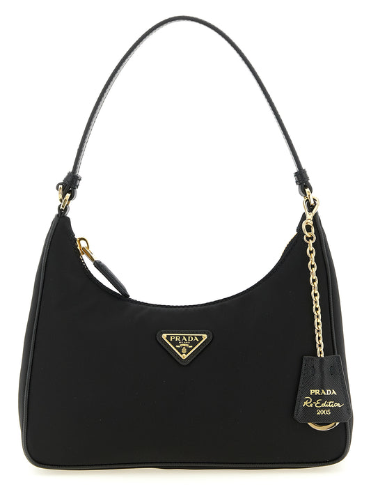 Prada Black Recycled Polyamide Shoulder Bag